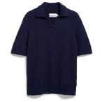 ARMEDANGELS - Boucle Knit - Polo-Shirt Gr M blau