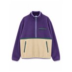 Mazine - Color Block Fleece Half-Zip - Fleecepullover Gr XXL lila