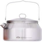 GSI Glacier Stainless Teekessel  Camping Kochgeschirr silber Größe 0.9L