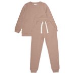 Minymo - Kid's Sweat Set - Bekleidungsset Gr 134 braun