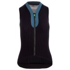 Q36.5 - Women's Jersey sleeveless L1 Pinstripe - Rad Singlet Gr XS schwarz