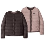 Patagonia - Women's LW Reversible Down Sweater Cardigan - Daunenjacke Gr XL grau