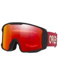 Oakley - Skibrille - Line Miner L Iron Red B1B Prizm Torch Iridium  aus Silikon 