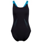 Speedo - Women's Solid Boom Leaderback One Piece - Badeanzug Gr 34 grau