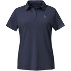 Schöffel Ramseck Polo  Damen  T-Shirts blau Größe L Camping  Schnell trocknen