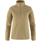 Fjällräven Damen Övik Fleece Half Zip Pullover (Größe M, beige)