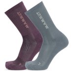 Mammut - Multisport Crew 2-Pack - Multifunktionssocken 36-38 grau/lila