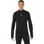 ASICS Herren T-Shirt ROAD WINTER SEAMLESS LS TOP, Größe M in Schwarz