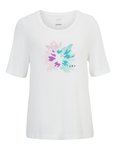 Joy Rosa T-Shirt Damen ( Weiß 48 Größe,)