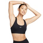 Nike Swoosh Light Support Damen Sport-BH ( Schwarz XS Größe,)