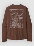 Patagonia Cap Cool Daily - Cloud Crag Longsleeve Lycra berm brn / lt berm brn xd