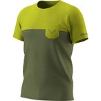 Dynafit Transalper Pocket  Herren  T-Shirts oliv Größe L Trekking  Elastisch L