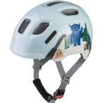 ALPINA Kinder-Helm  Ximo 2, mountain monster gloss, Größe 45-49cm in Grau