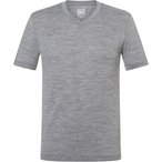 Super.Natural Sierra140 V Neck  Herren  Kurzarm Unterhemden grau Größe XL Trek