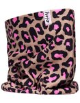 Eivy - Fleece-Schlauchschal - Colder Neckwarmer Pink Leopard für Damen - Rosa