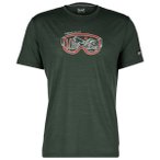 super.natural - Goggle Tee - Merinoshirt Gr S grün