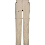 CMP Zip Off Hose Damen  Zip-Hosen beige Größe XL Trekking  Elastisch