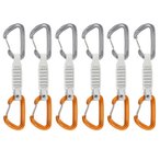 Mammut Sender Wire Quickdraw Express Set, 12cm, 6er Pack, light grey-gold