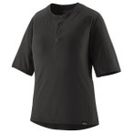 Patagonia - Women's Cap Cool Trail Bike Henley - Radtrikot Gr M schwarz