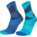 Eightsox Nature 3  2er Pack  Laufsocken blau Größe 39  Trekking  Elastisch