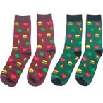 Bavarian Caps Schafkopf 2er Pack   Freizeitsocken mehrfarbig Größe 36  Lifesty
