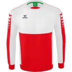 ERIMA Six Wings Sweatshirt, Größe 116 in Rot