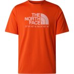 The North Face 24/7 Logo Graphic  Herren  T-Shirts orange Größe M Trekking  At