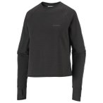 Salomon - Women's Sntial Lightwarm Crew Neck - Fleecepullover Gr L schwarz