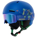 Alpina - Kid's Zupo 2 Disney Set - Skihelm Gr 52-56 cm blau
