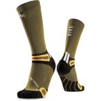 X-Bionic X-Socks Hike Discover Crew   Wandersocken oliv Größe 39  Camping  Ela