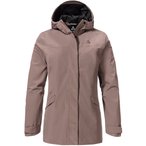 Schöffel Style Smue Circ  Damen  Regenjacke beige Größe M Trekking  Klein ver