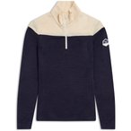 Bergans Inner:Dual Merino Half Zip  Damen  Langarm Unterhemden dark navy-creme G