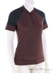 Vaude Altissimo Q-Zip Damen Bikeshirt-Braun-38