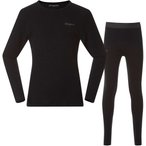 Bergans Allround Merino Unterwäsche Set Kinder  Skiunterwäsche schwarz Größe