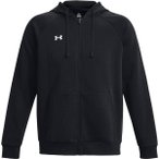 UNDER ARMOUR Herren Kapuzensweat UA RIVAL FLEECE FZ HOODIE, Größe 3XL in Schwa