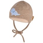 Sterntaler - Kid's Beanie Dino Embroidery - Mütze Gr 43 cm beige/braun