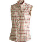 MAIER SPORTS Damen Bluse Sana sleeveless Da-Bluse o. Arm, Größe 34 in Braun