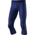 NIKE Herren 3/4-Tights  HYPERCOOL SPACE DYE, Größe S in Blau