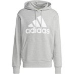 ADIDAS Herren Kapuzensweat Essentials French Terry Big Logo, Größe L in Silber