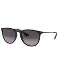 Rayban - Lifestyle-Sonnenbrillen - Erika Classic Matte Rubber Black Grey Gradien
