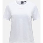PEAK PERFORMANCE Damen Shirt W Explore Graphic Tee-WHITE-BRILLIANT RE, Größe M