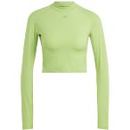 ADIDAS Damen Shirt HIIT HEAT.RDY Crop, Größe M in Grün