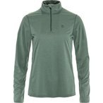 Fjällräven Abisko Day Hike Half Zip  Damen  Pullover gruen Größe XS  Atmungs