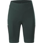Löffler Skys Gel Radhose kurz Damen  Fahrradhose gruen Größe L Rennrad | Grav