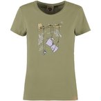 E9 W-Bond  Damen  T-Shirts oliv Größe M Sportklettern | Alpinklettern | Boulde
