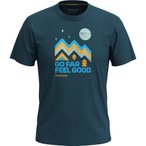 Smartwool Alpine Sky Graphic Short Sleeve Tee Slim Fit twilight blue/L