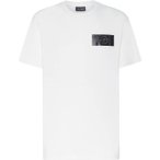 PLEIN SPORT Rundhals-T-Shirt TIGER, Größe L in Weiß