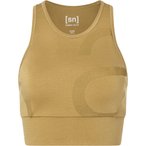 Super.Natural Capital Logo Lf Sport BH Damen  Sport-BHs braun Größe L Trekking