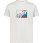 CMP Boys Stretch  Kinder  T-Shirts weiss Größe 104 Trekking  Hautfreundlich