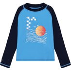 Color Kids Chest Print UV Shirt Kinder  UV-Shirts & Lycras blau Größe 110 Life